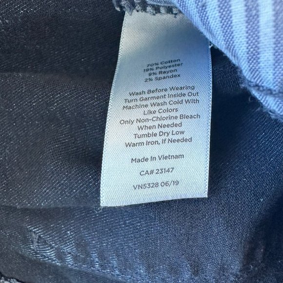 Talbots Flawless High Waist Curvy Jeggings Ankle Jean Womens Size 8 Blue Denim - Picture 6 of 6